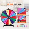 VEVOR 24 inch Spinning Prize Wheel, 14 Slots Tabletop Spinner, Heavy Duty Roulette Wheel with a Dry Erase and 2 Markers, Multicolored - 3 of 4
