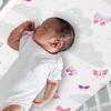 Bedtime Originals Butterfly Kisses Fitted Crib Sheet - image 2 of 4