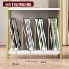 Golden Record Player Stand, Metal Turntable Stand with 3-Tier Storage, Vinyl Bedside End Table for Living Room Bedroom Office - 4 of 4