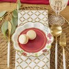 Kate Aspen Burgundy Blush Floral 7 in. Premium Paper Plates (Set of 64) | 28519NA - 2 of 4