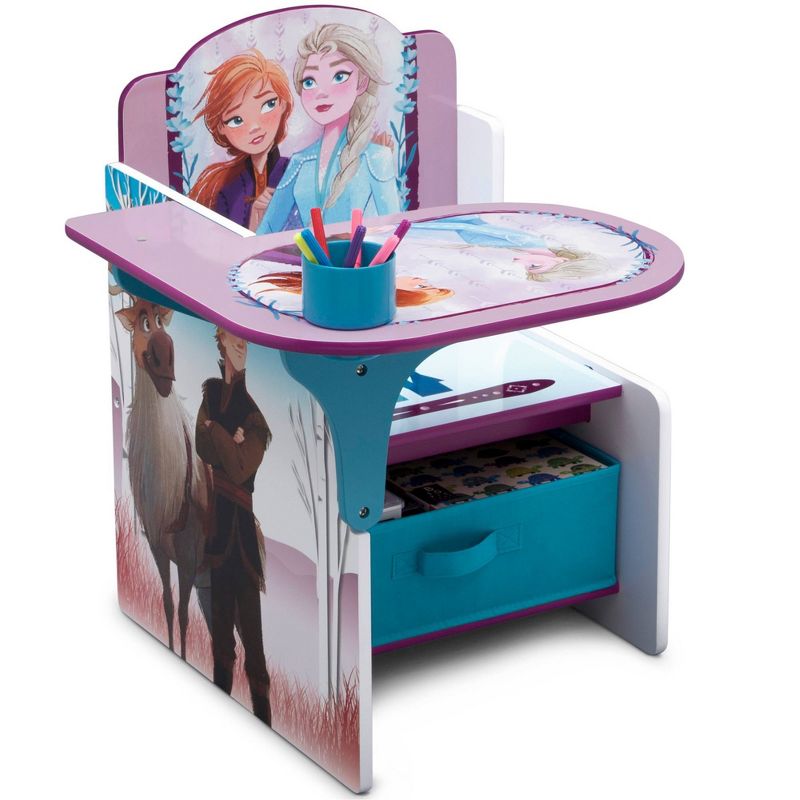 Disney Frozen 2 Kids&#39; Chair Desk with Storage Bin - Delta Children, 4 of 10