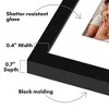 Americanflat Picture Frame with Mat - Modern Design, Shatter-Resistant Glass, Dual Sawtooth Hangers, Ideal for Home and Office Decor (2 Pack) - 3 of 4