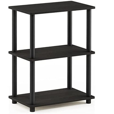 Furinno 3-Tier Reversible Color Open Bookshelf Storage Display Bookcase,Espresso