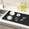 REGALWOVEN Silicone Dish Drying Mat for Kitchen Counter, Heat Resistant Silicone Mat 1 Pc - 2 of 4