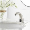 BWE Automatic Sensor Touchless Bathroom Sink Faucet With Deck Plate & Pop Up Drain - 2 of 4