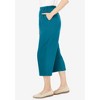 Woman Within Plus Size Petite 7-Day Knit Capri - 4 of 4