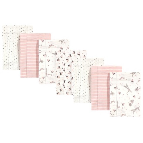 Couche Nouveau Né Luvable Friends Hudson Baby Flannel Burp Cloths - Foto 6