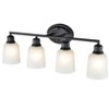 Millennium Lighting Amberle 4 - Light Vanity in  Matte Black - 4 of 4