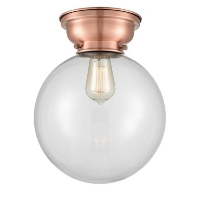 Beacon - 1 Light Flush Mount In Industrial Style-11.15 Inches Tall and 10 Inches Wide
