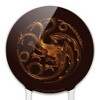 House Of The Dragon Bronze Targaryen Sigil Acrylic Cake Topper - 3 of 4
