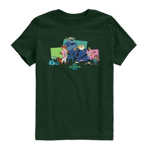 Boys' - Zootopia - Nick, Judy, And Friends Short Sleeve Graphic T-Shirt - 1 of 4