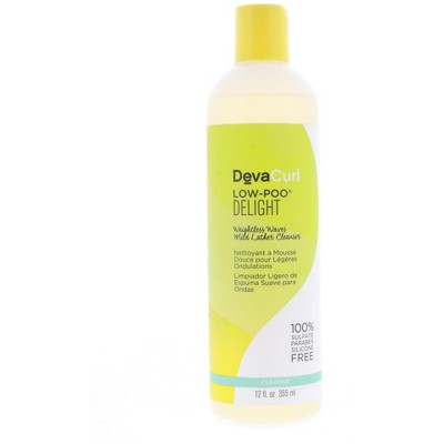 DevaCurl Low-Poo Delight Weightless Waves Mild Lather Cleanser 12 oz