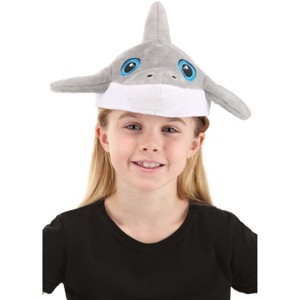 HalloweenCostumes.com    Plush Dolphin Headband, White/Gray/Blue - 1 of 4