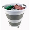 SAMMART 34L (8.9 Gallons) Collapsible Plastic Laundry Basket with Wheels - 4 of 4