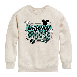 Boys' - Disney - Mickey & Friends Graphic Long Sleeve Fleece Sweatshirt - 1 of 4