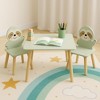 KTMBDW Kids Table and Chairs (2), Premium Quality Wooden Toddler Table and Chair Set for Kids Playroom Furniture for Boys & Girls Ages 3+ - 2 of 4