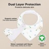 8pk Organic Baby Bandana Bibs, Baby Drool Bibs for Baby Boy, Girl, Baby Bibs for Infant, Newborn - 2 of 4