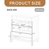 30" Bathroom Vanity with Sink Combo, Bathroom Storage Cabinet with Drawer and 2 Doors, Bath Vanity Cabinet with Adjustable Shelf - Leovsnove - 4 of 4