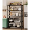 SUGIFT 48"W x 19"D x 70"H 5-Shelf Steel Freestanding Shelving Unit Adjustable Garage Storage Shelves Black - 2 of 4