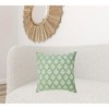 20" Indigo And White Cotton Motif Throw Pillow - 2 of 4