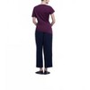 Women's Asymmetrical Short Sleeve Top - DƒÅl the Label - 2 of 3