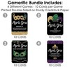 Big Dot of Happiness Mardi Gras - 4 Masquerade Party Games - 10 Cards Each - Gamerific Bundle - 3 of 4