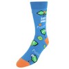 CTM Men's Novelty Let's Play Pickleball Soft Socks (1 Pair) - 4 of 4