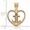 Black Bow Jewelry 14k Yellow Gold Plated Sterling Silver Alpha Sigma Tau Greek Life Pendant - 2 of 3