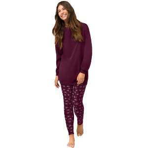 ellos 2-Piece Tunic & Legging PJ Set - 1 of 4