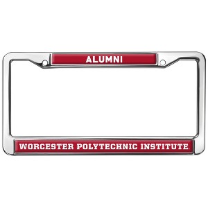 Worcester Poly Alumni Logo Full Size Standard License Plate Metal Frame - 1 of 4