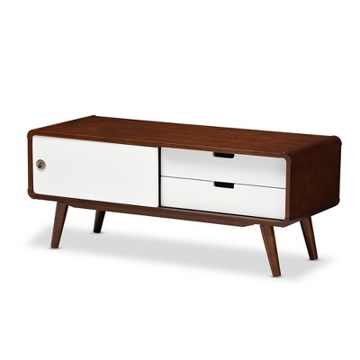 target mid century media console