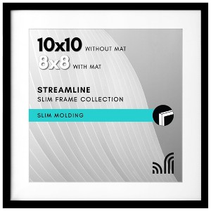 Americanflat Thin Picture Frames with shatter-resistant glass - Horizontal and Vertical Formats for Wall and Tabletop - 1 of 4