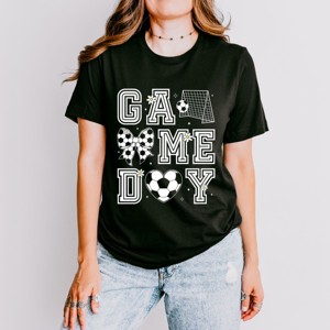 Simply Sage Market Soccer Game Day Flower Short Sleeve Tee - 1 of 4