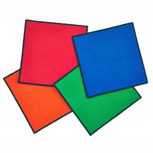 Carpets for Kids Mini Go Squares Seating Classroom Rug, Set of 12 - 1 of 4