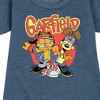 - Garfield - Garf And Odie Logo Graphic Short Sleeve Fleece Dress - 2 of 4