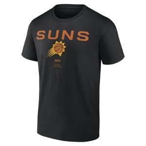 NBA Phoenix Suns Men's Black Bi-Blend T-Shirt - 1 of 3