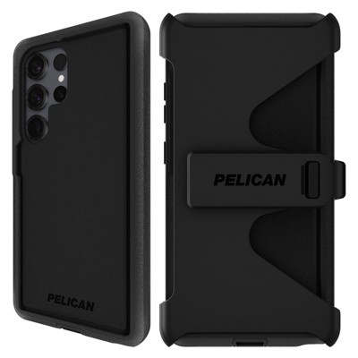 Pelican Voyager Samsung Galaxy S25 Series Magnetic Case with Holster - Black