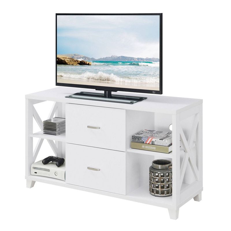 Oxford Deluxe 2 Drawers TV Stand for TVs up to 52" - Breighton Home, 4 of 8
