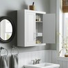 Lirago 26" Bathroom Cabinet Storage Cabinet with Adjustable Shelf 26*22 - 2 of 4