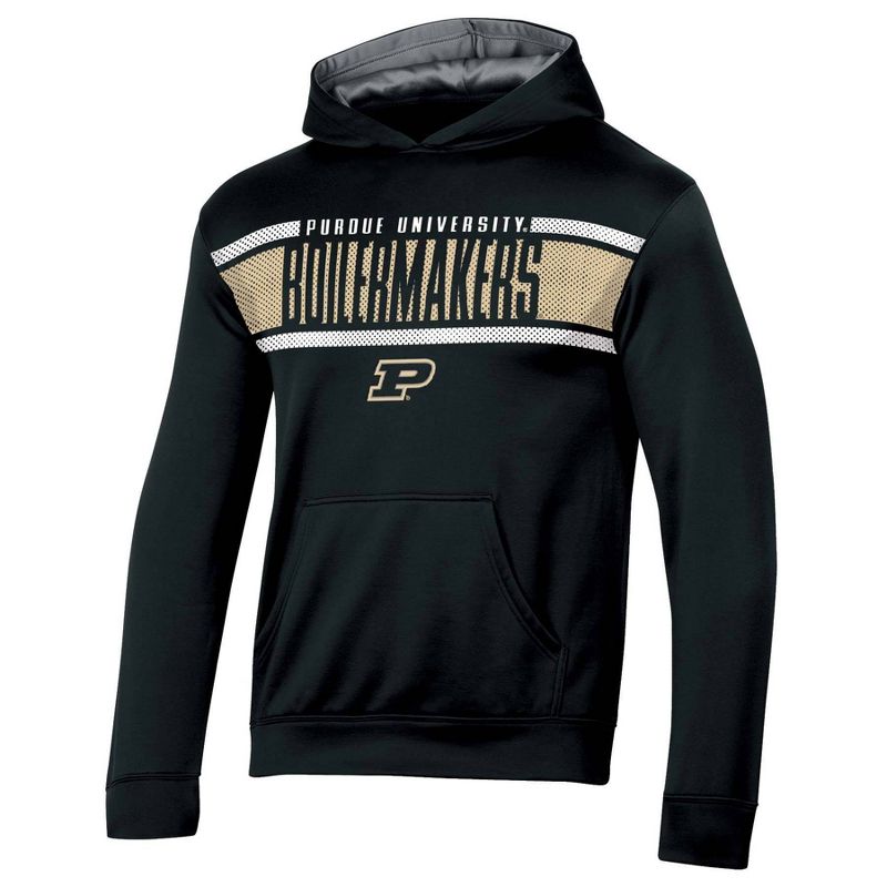 NCAA Purdue Boilermakers Boys&#39; Poly Hooded Sweatshirt, 1 of 4