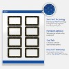 Avery Rectangle Labels, Black Border with Gold Pattern, 2" x 3" - 3 of 4