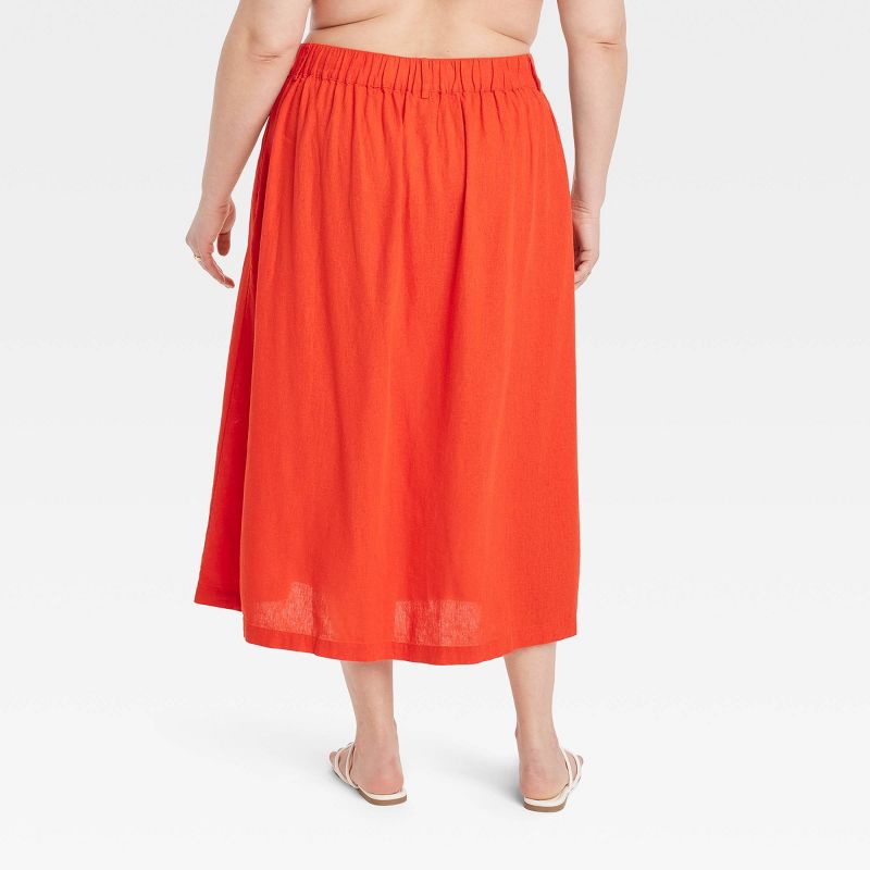 Women's Americana Picnic A-Line Maxi Skirt - A New Day™, 3 of 5