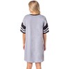 Nickelodeon SpongeBob SquarePants Womens' Nightgown Sleep Pajama Shirt Grey - 2 of 4