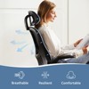 SEVOBAL Task and Office Chairs High-Back Mesh Office Chair with Lumbar Support and Smooth Rolling Casters for Office, Home, Black, 21"*11"*20" - 4 of 4