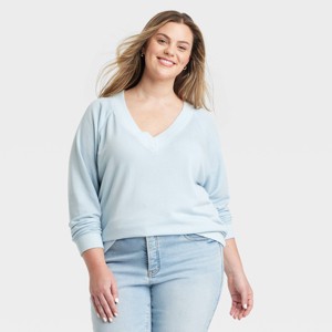 Women's Leisure Studio French Terry Pullover Sweatshirt - Universal Thread™ - 1 of 3