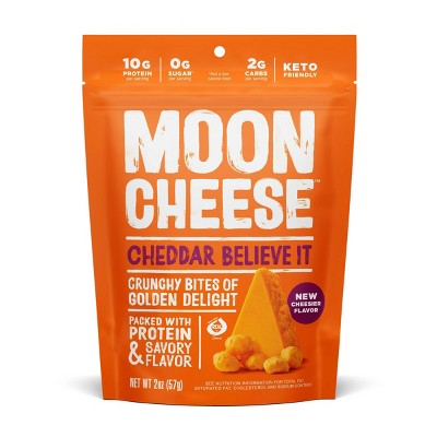 Moon Cheese Cheddar Natural & Crunchy Cheese Snack - 2oz