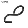 Unique Bargains Plastic Kitchen Closet Bathroom S Shaped Hooks and Hangers 2.4 Inch - 3 of 4