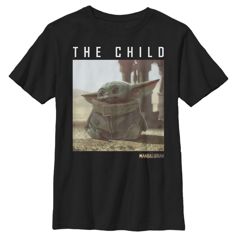 Boy's Star Wars The Mandalorian The Child Frame T-Shirt, 1 of 6