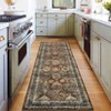 Vintage Oriental Printed Distressed Rug Washable Thin Low Pile Area Rugs for Living Room Indoor Retro Non Slip Soft Carpet for Bedroom - 4 of 4