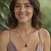 HOPE LOVE SHINE Amethyst Birthday Necklace – Healing Crystal Gift for Her, Crown Chakra Jewelry for Women - 4 of 4